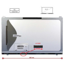 Pantalla para portátil LED 15.6\ Slim 40 pines WXGA 4 brackets"