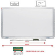 Pantalla compatible para portátil LED 13.3\ SLIM 40 Pines HD Brackets Alargados"