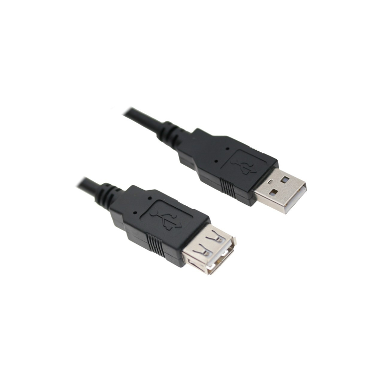 Cable prolongador USB 2.0  M/H  3m / Nanocable / 10.01.0204-bk