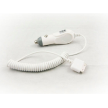 Cargador de coche-mechero con cable iPhone 4  / 5v 1.5a / Blanco / Mtk