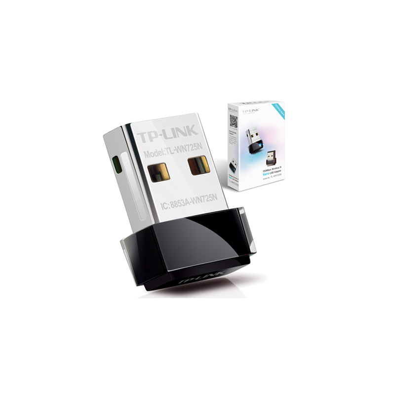 Tarjeta de Red Nano USB Wifi TL-WN725N / 150mbps / TP-Link