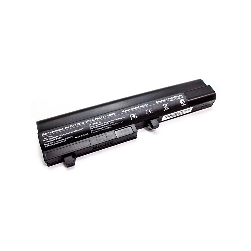 Batería compatible para portátil TOSHIBA Satellite Mini nb200 / nb205  negra