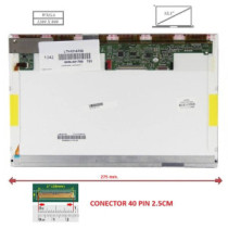 Pantalla compatible para portátil LED 12.1\ 40 Pines WXGA"