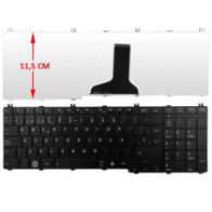 Teclado compatible para portátil TOSHIBA C650 / L670/ L755 / C660 / L660 / L655 / L750 / Negro