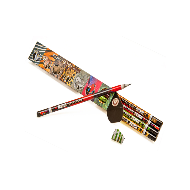 Lapiz OBON Wildlife pack 10 unidades