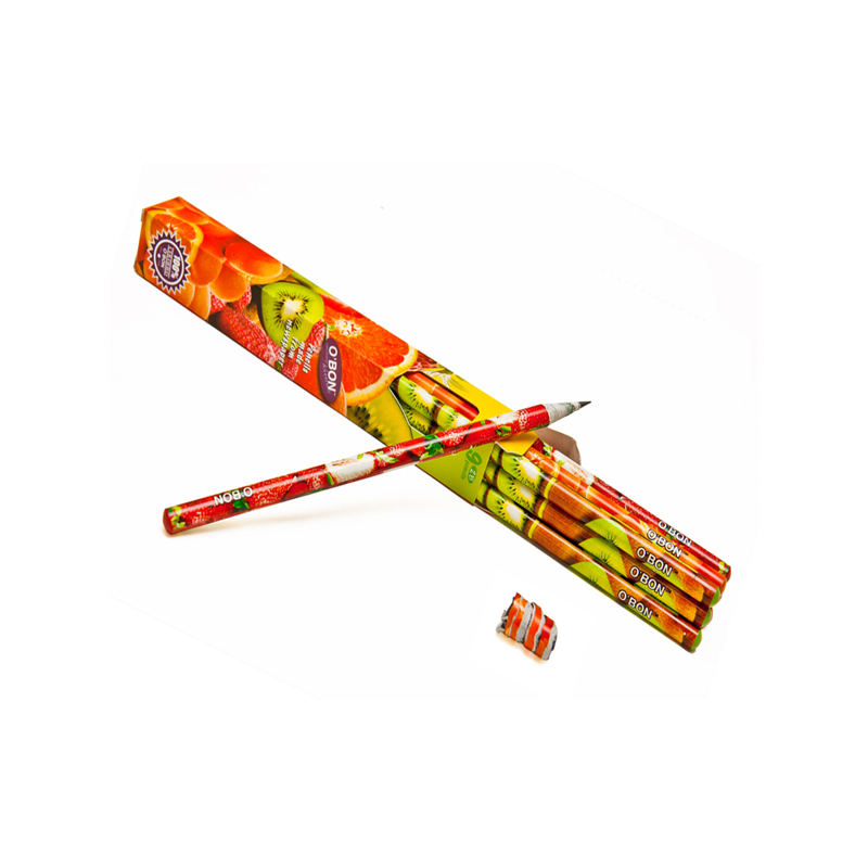 Lapiz OBON Obonanza Frutas Series pack 9 unid.