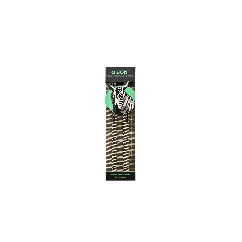 Lapiz OBON Pack 2 unid. Zebra