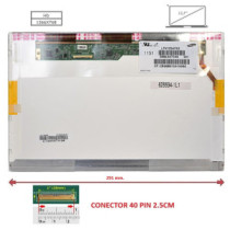 Pantalla compatible para portátil LED 12.5\ 40 Pines HD"