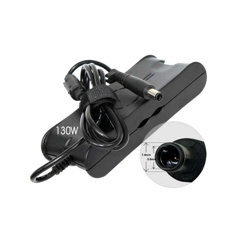 Cargador compatible para portátil DELL 130W 19.5V 6.7A 7.4x5.0 mm Dayma