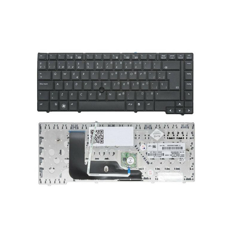 Teclado compatible para portátil HP Probook 6440b / 6540b