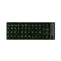 Pegatina en castellano teclados negro