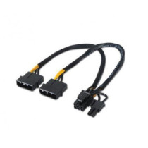Cable molex gráfica 2x5.25 a  6+2 pin pci-e / 20cm / 10.19.1201 Nanocable
