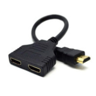 Cable duplicador HDMI macho a 2x HDMI Hembra / Cablexpert / Dsp-2ph4-04
