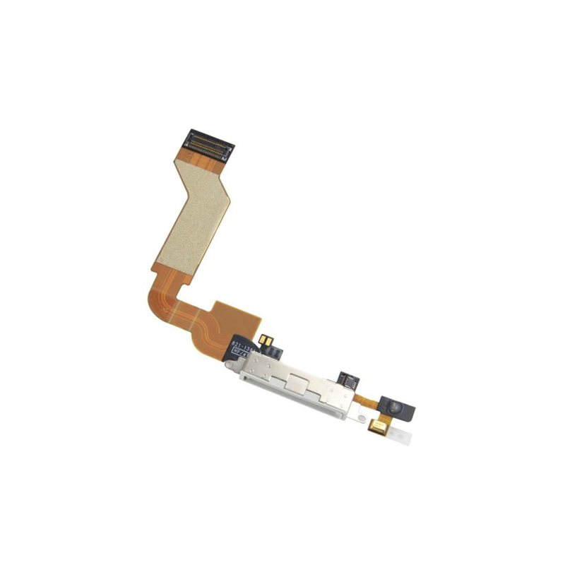 Flex conector carga iPhone 4 blanco