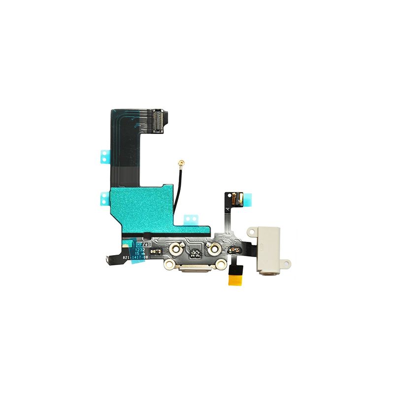 Flex conector carga iPhone 5 blanco