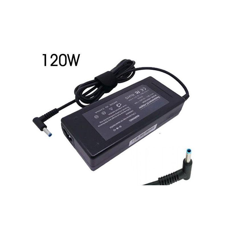 Cargador compatible para portátil HP 120W 19.5V 6.15A 4.5x3.0 mm Dayma