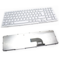 Teclado compatible para portátil SONY sve15 / sve17 series blanco