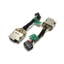 Dc-Jack compatible para portatil HP Pavilion 15-n series / 14-n  / cable de 5.5 cm / 8 pin