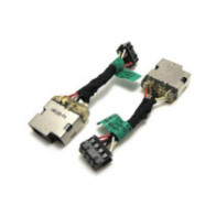 Dc-Jack compatible para portatil HP Pavilion 15-n series / 14-n  / cable de 5.5 cm / 8 pin