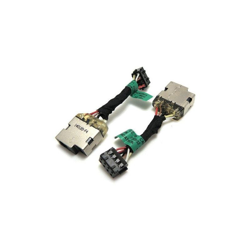 Dc-Jack compatible para portatil HP Pavilion 15-n series / 14-n  / cable de 5.5 cm / 8 pin