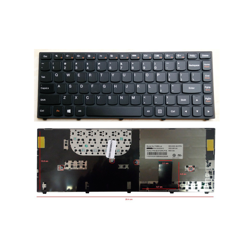Teclado compatible para portátil LENOVO Yoga 13/ g480/ g480a/ g485 / g485a