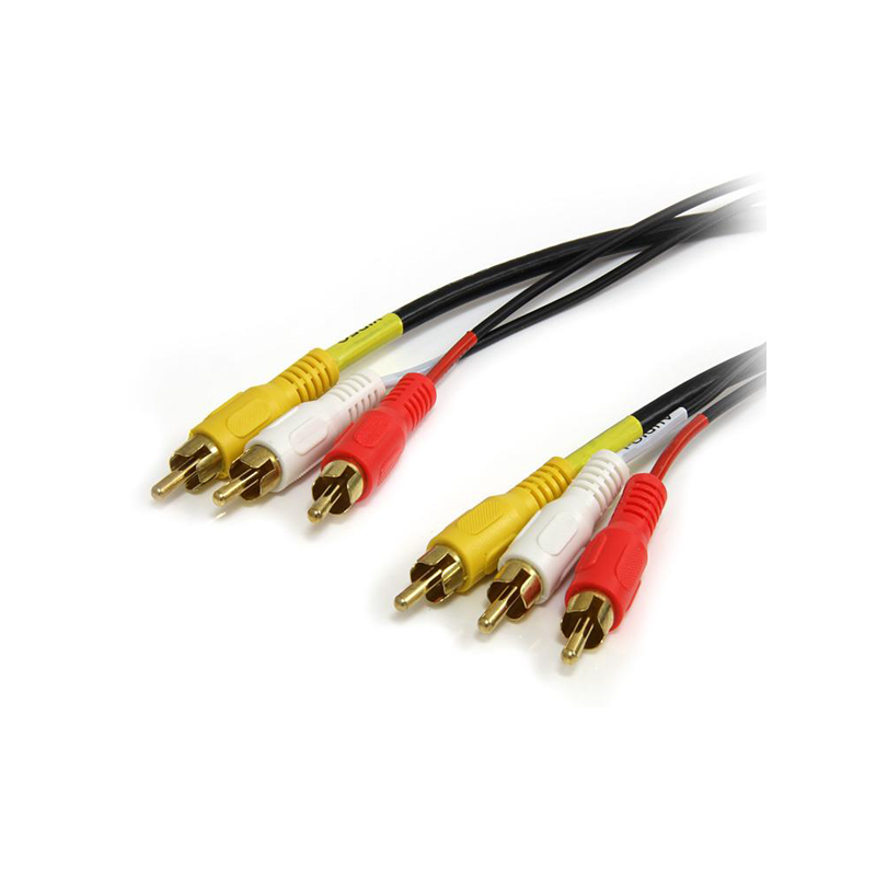 Cable RCA Audio - Video M/M / 1.8m  / Nanocable 10.24.0802