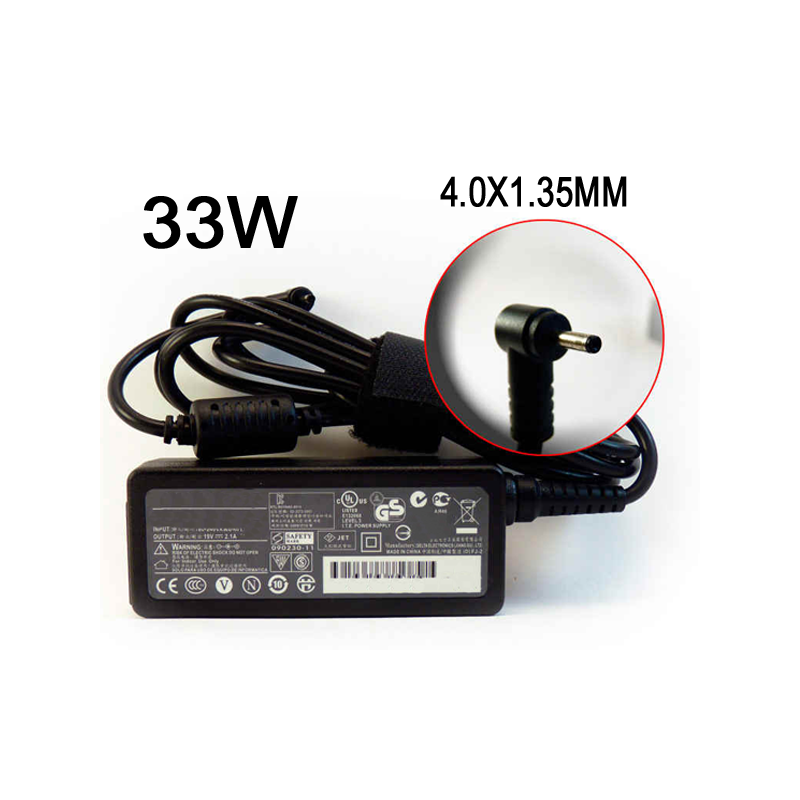 Cargador compatible para portátil ASUS 33W 19V 1.75A 4.0x1.35 mm / Tipo enchufe pared Dayma