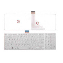 Teclado compatible para portátil TOSHIBA Satellite S50-a / S50 / S55 / U50 / S70 / L70 / C70 / L50 / Blanco