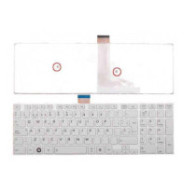 Teclado compatible para portátil TOSHIBA Satellite S50-a / S50 / S55 / U50 / S70 / L70 / C70 / L50 / Blanco