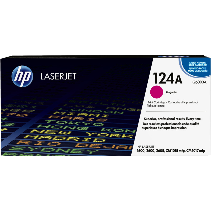 Tóner original hp q6003a 124a magenta 2.000 páginas