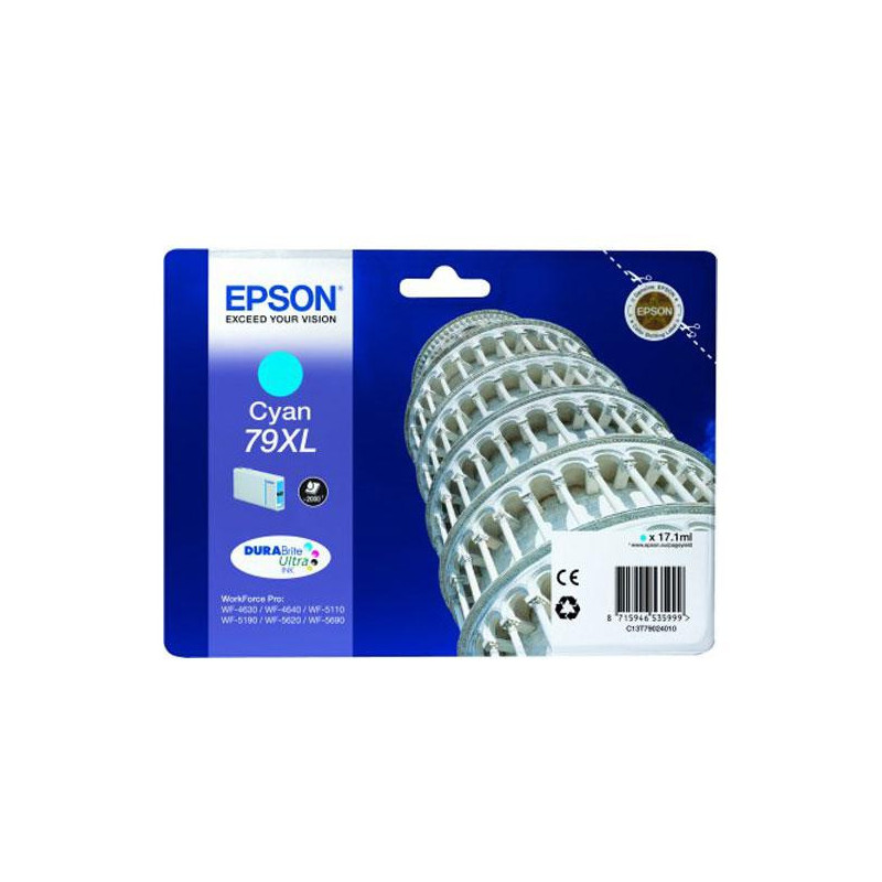 Tower of pisa cartucho 79xl cian