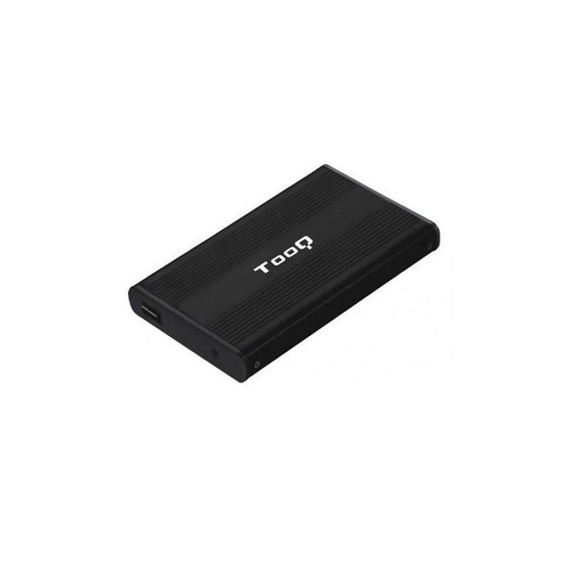 Caja externa aluminio 2.5 USB 2.0 Sata Tooq Negra / TQE-2510B
