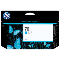 Tinta original hp n70 cian c9452a 130ml