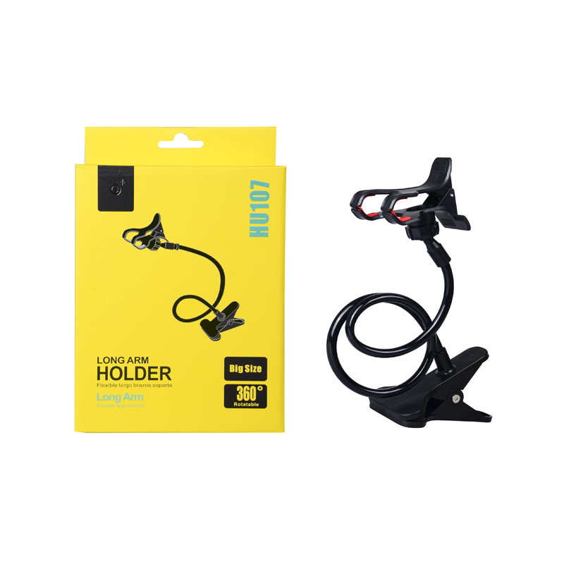 Soporte para Movil HU107 / Pinza / Hasta 6.5\ / Negro / One+"