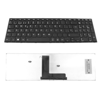 Teclado compatible para portátil TOSHIBA Satellite c50t-b/ c50dt-b / r50-b / c50-b / Marco Negro