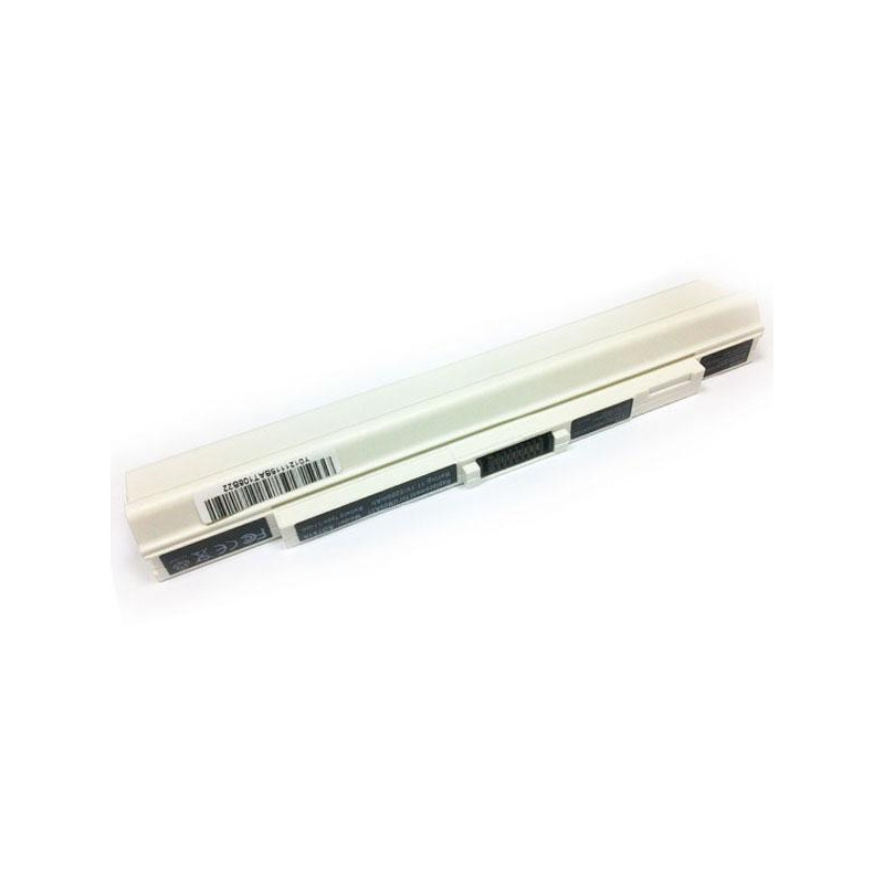 Batería compatible para portátil ACER Aspire one zg8 / 531 / 751 blanca