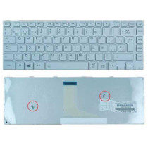 Teclado compatible para portátil TOSHIBA l40-a  blanco