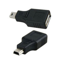 Adaptador Mini USB macho a USB hembra / ausb-miniusb