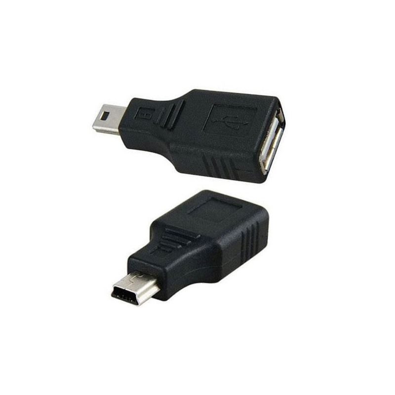 Adaptador Mini USB macho a USB hembra / ausb-miniusb