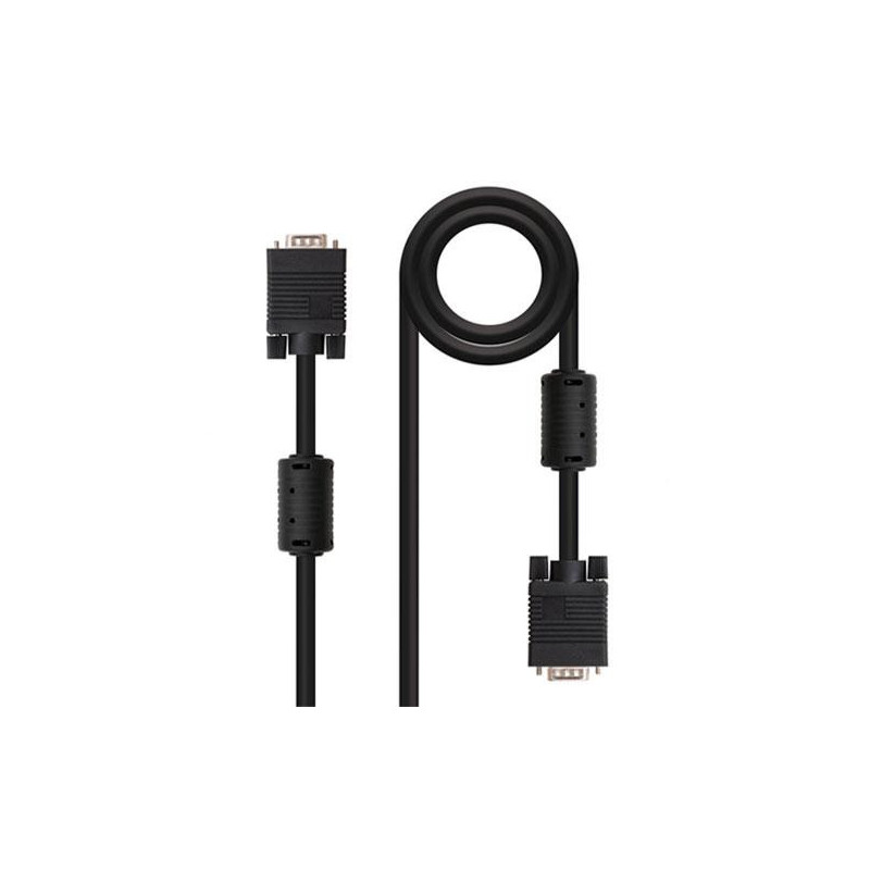 Cable VGA M/M Ferrita / 1.8m / Nanocable / 10.15.0102