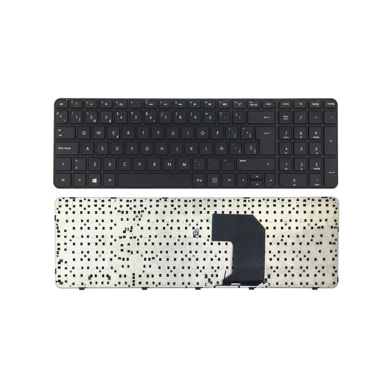 Teclado compatible para portátil HP g7 /g7-2000 /g7-2100 /g7-2200 negro con marco