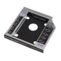 Adaptador aluminio HDD/SSD 7mm a portatil de 9.5mm  Nanocable / C-10.99.0101