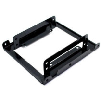 Adaptador HDD/SSD metalico 3.5 a 2 bahias de 2.5  Nanocable  10.99.0002