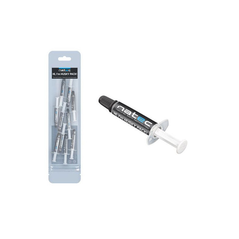 Pasta termica Natec Husky Pack 10 uds / 1Gr / Gris / NPT-1581
