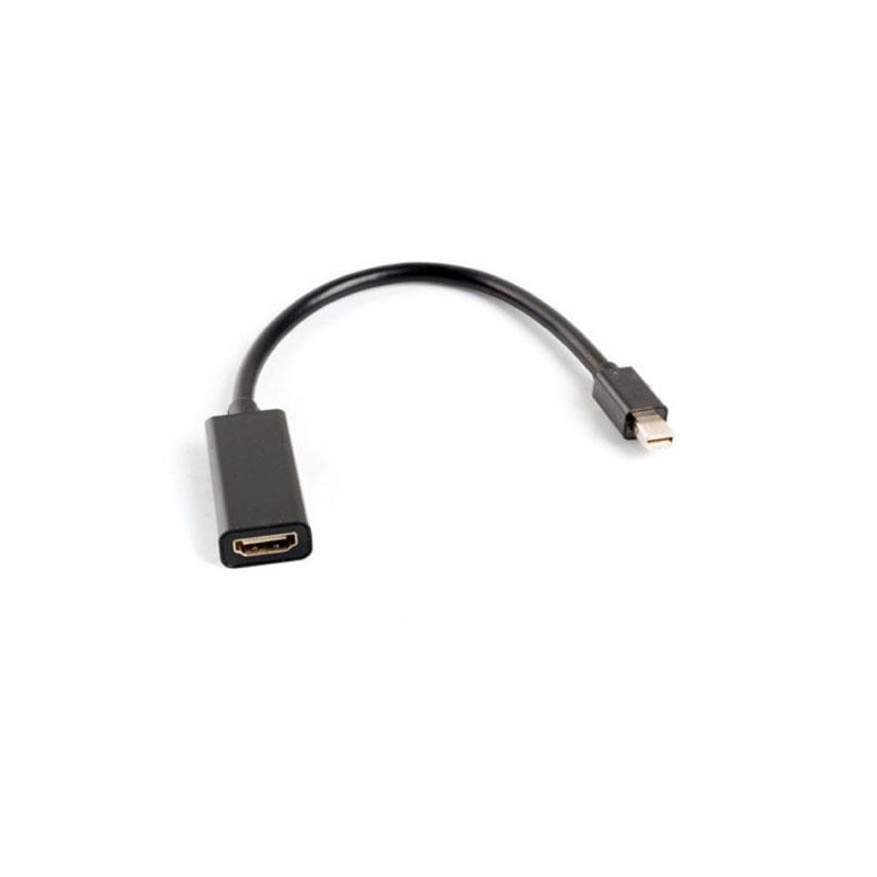 Adaptador Mini DisplayPort a HDMI Lanberg / Negro / Ad-0005-bk