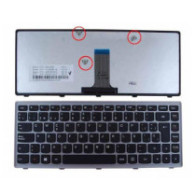 Teclado compatible para portátil LENOVO IdeaPad flex 14  / s410p / g400s con marco gris