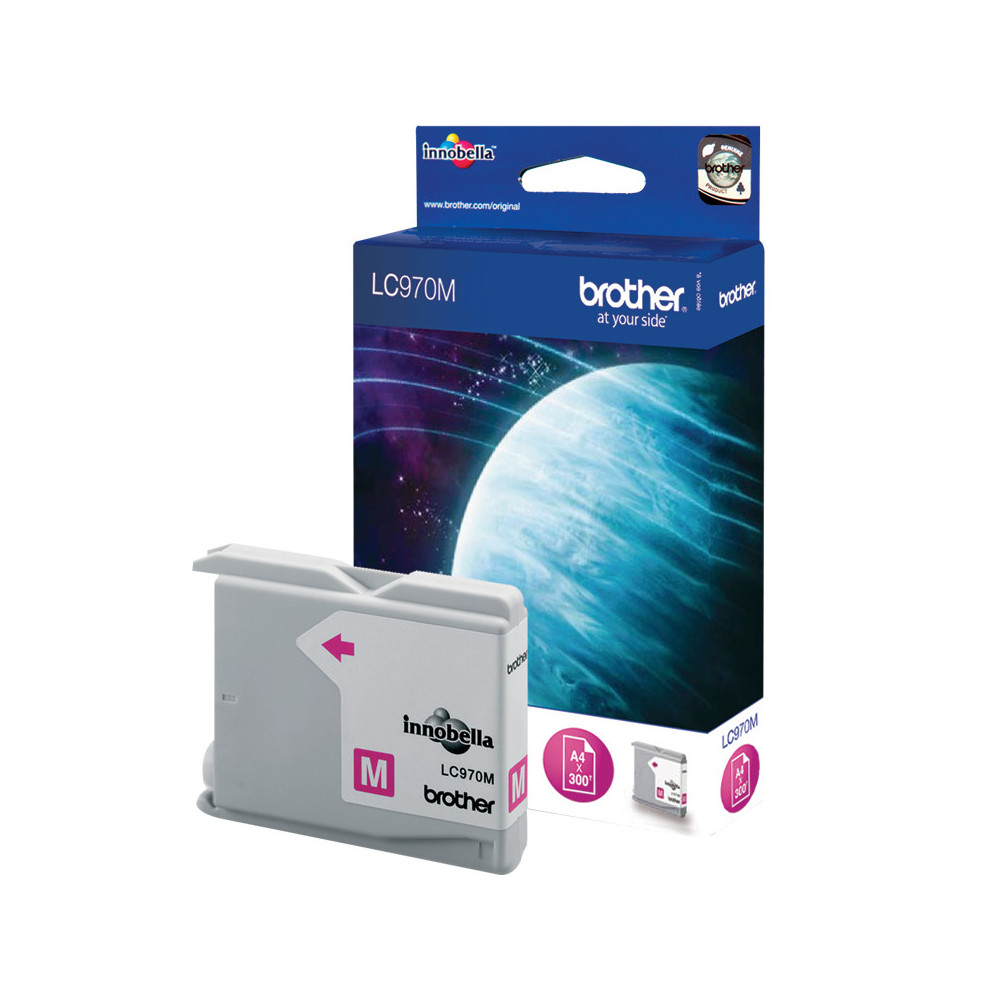 Tinta original brother lc970m magenta 6.1ml