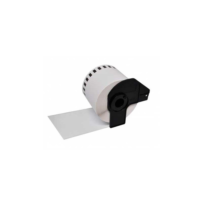Etiquetas genéricas para BROTHER DK22212 Negro / Blanco