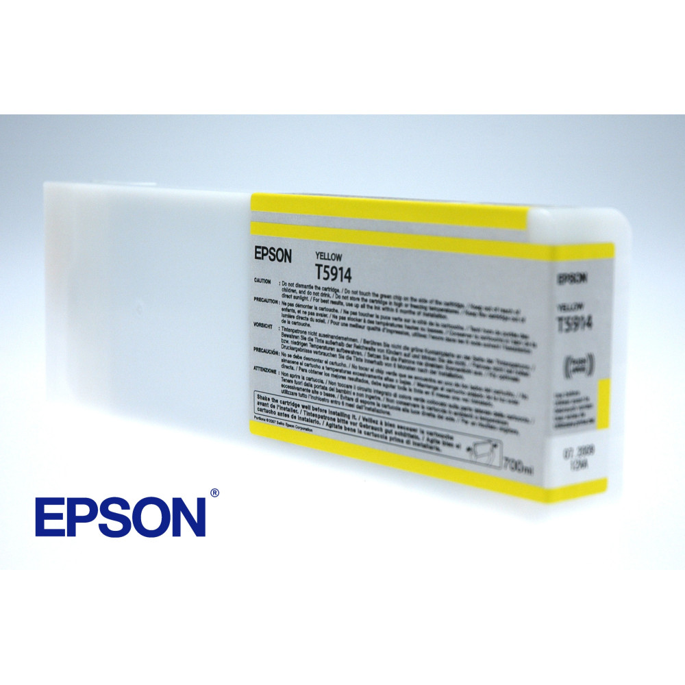 Tinta original epson t5914 amarillo c13t591400 700ml