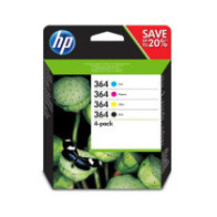 Tinta Original Hp pack n364  negro / cian / magenta /amarillo - n9j73ae